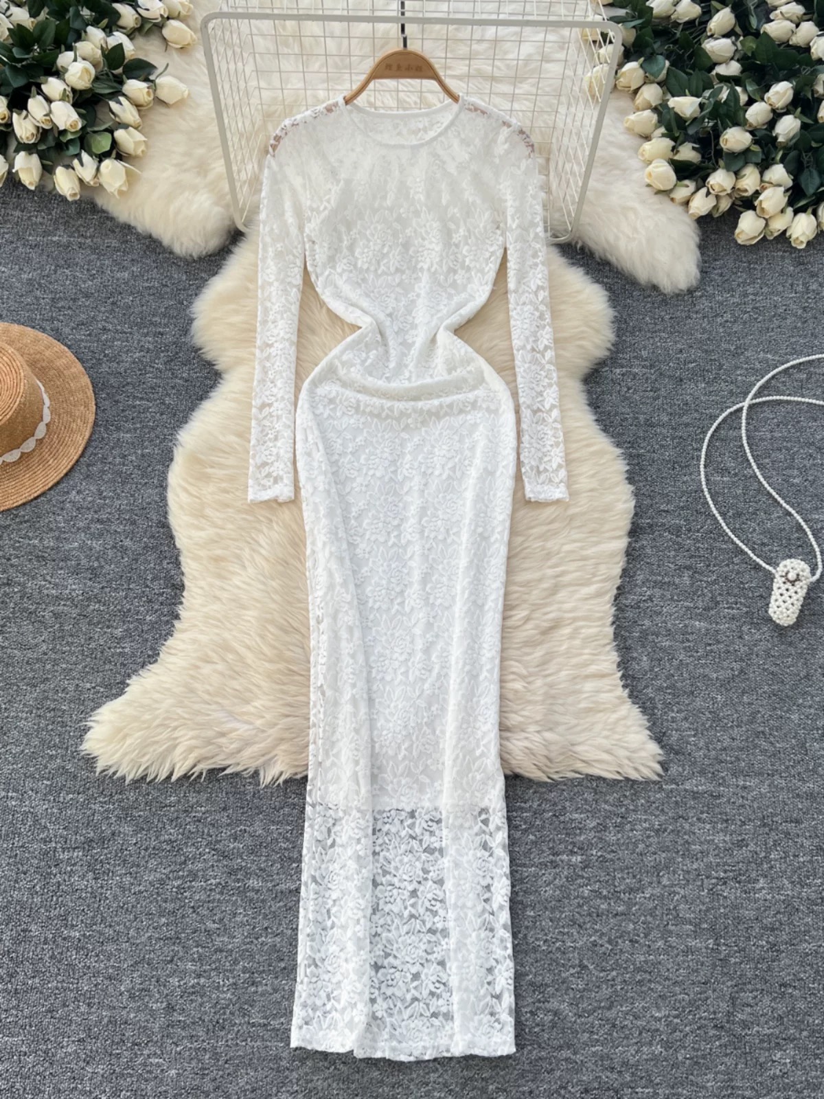 Meet my expectations lace dress FBC411 images